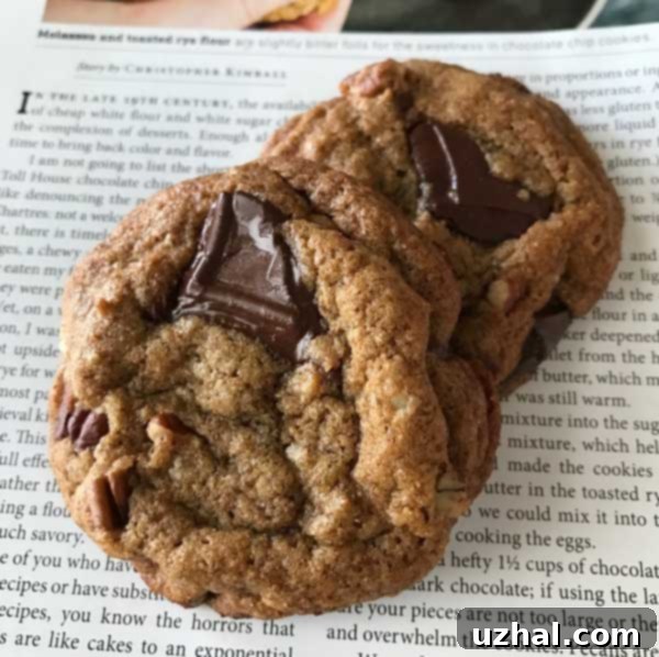Milk Street Chocolate Chip Cookies with toasted rye flour
