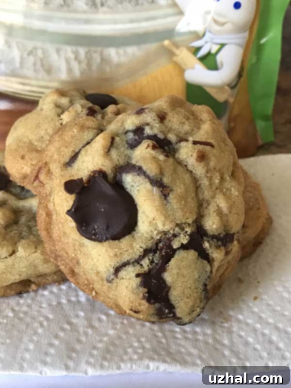 Gluten-Free Flour Chocolate Chip Cookies made with Pillsbury flour