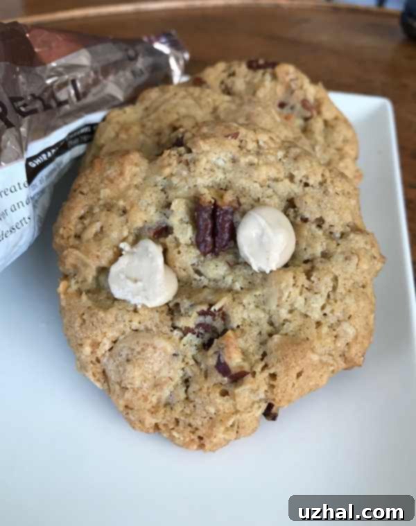 caramel chip oatmeal cookies
