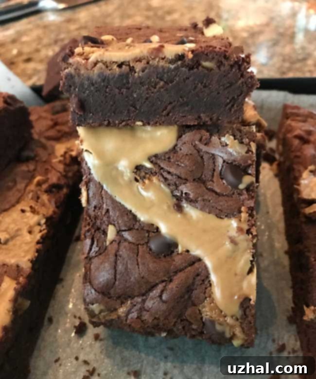 Gluten Free Peanut Butter Brownies