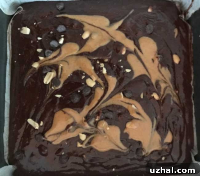 Gluten Free Peanut Butter Brownies