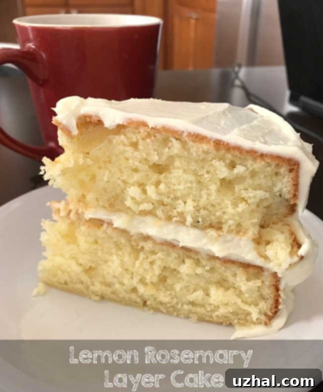 Lemon Rosemary Cake