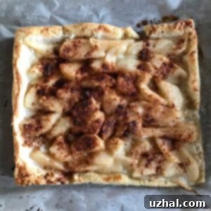cinnamon pear cream cheese tart