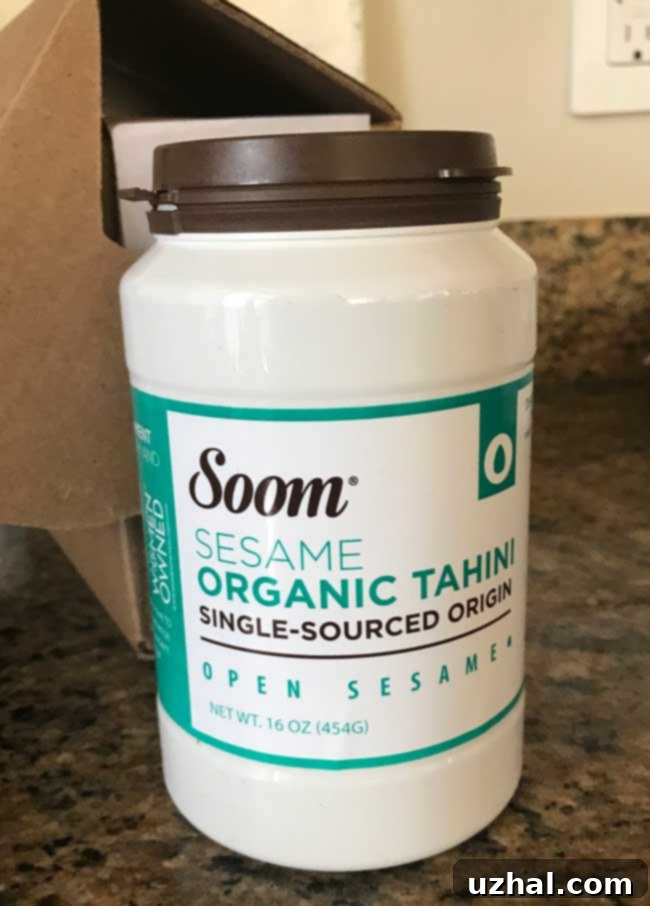 Golden Tahini Chocolate Chip Treats 4 Soom Tahini