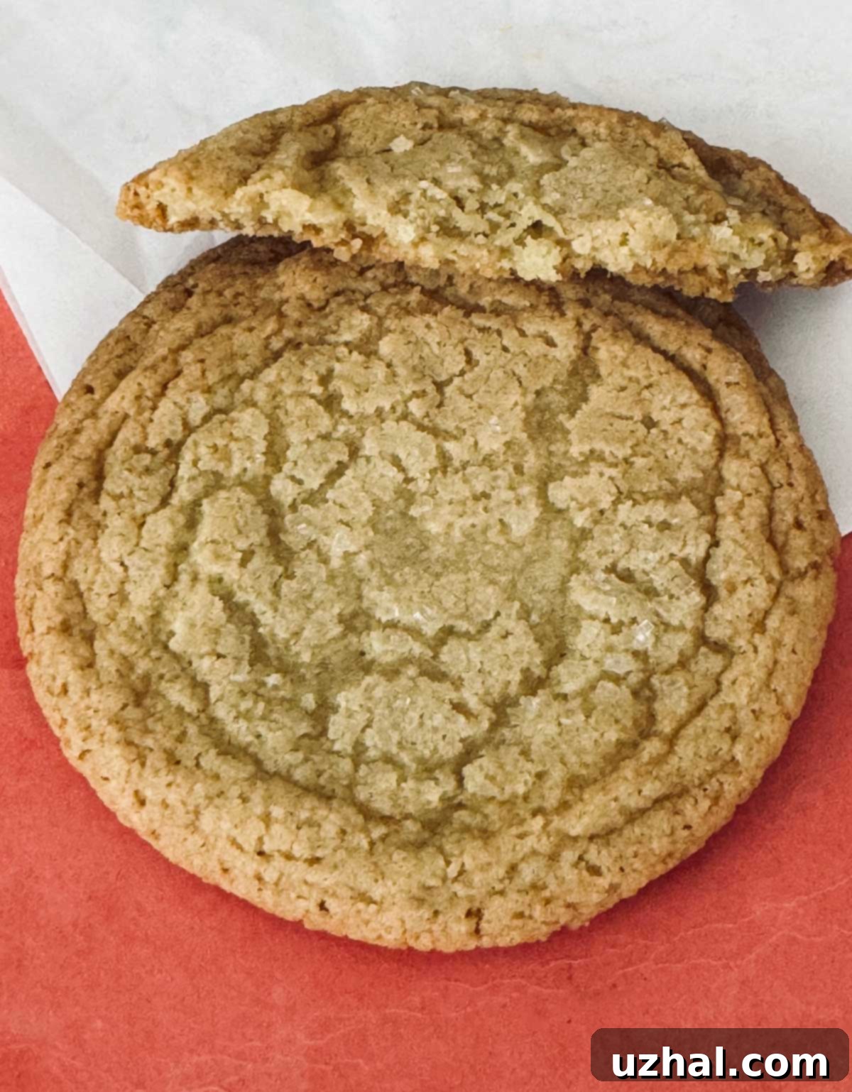 Chewy Brown Sugar Crinkle Cookies 2 Chewy Cracked Top Brown Sugar Cookies