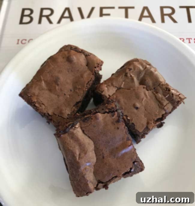 Glossy Fudge Brownies