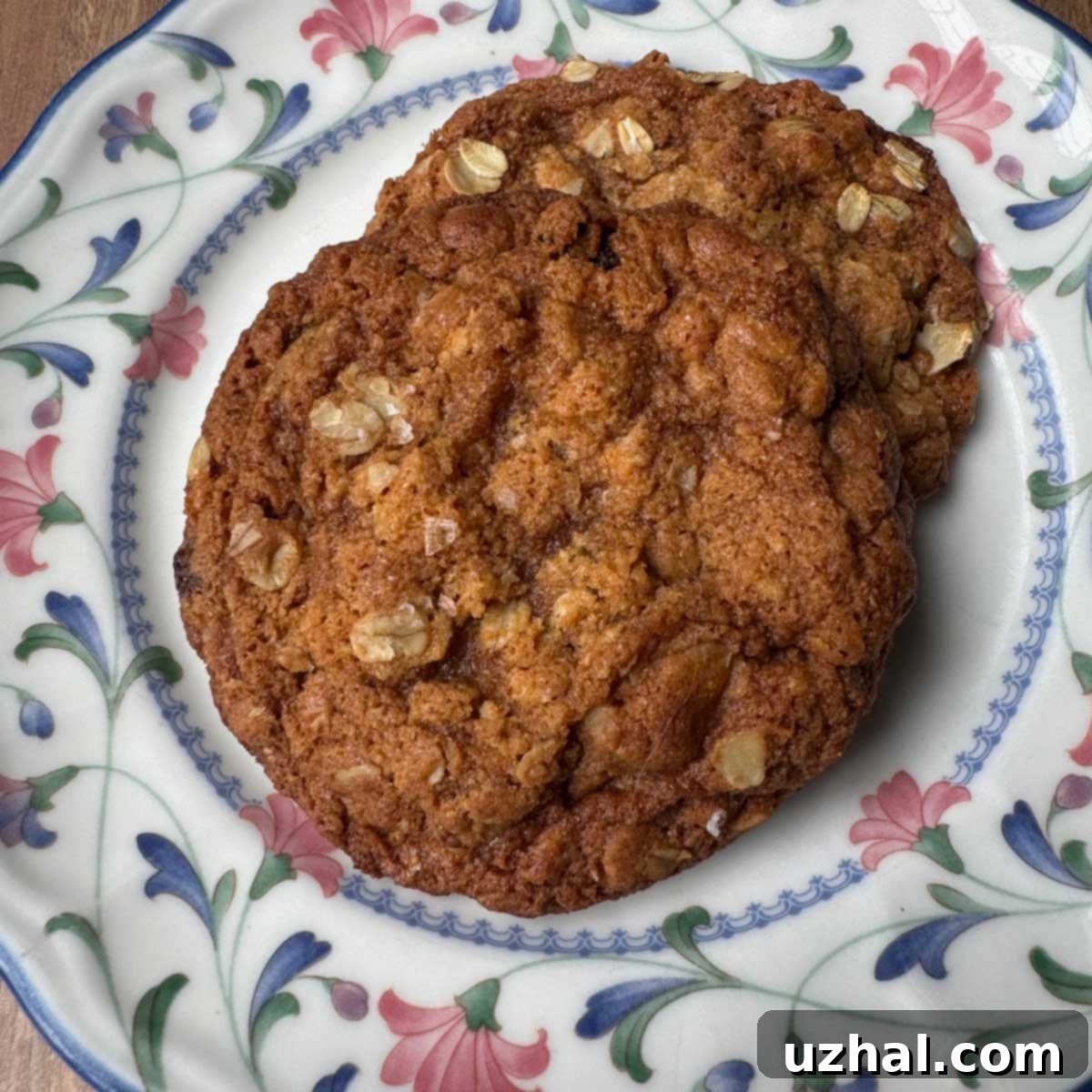 Chewy Honey Oatmeal Cookies