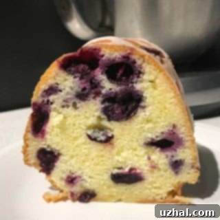 blueberry lime pound cake