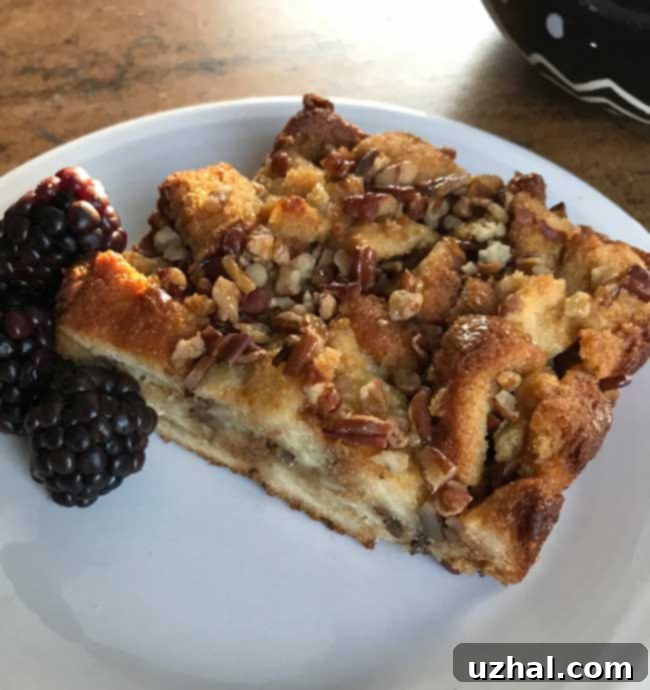Homemade Pecan Pie Bread Pudding inspired by Smoque's famous dessert