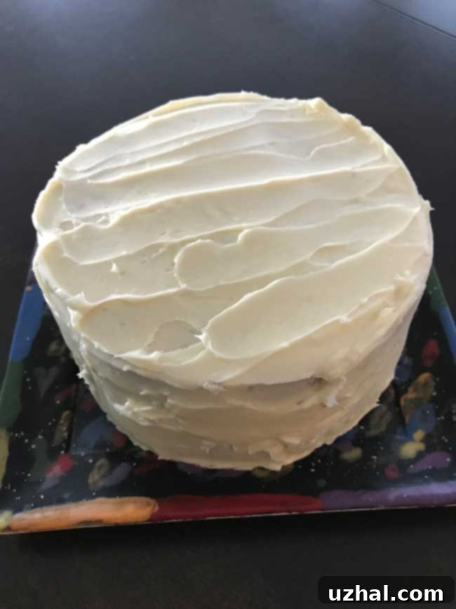 white chocolate cake
