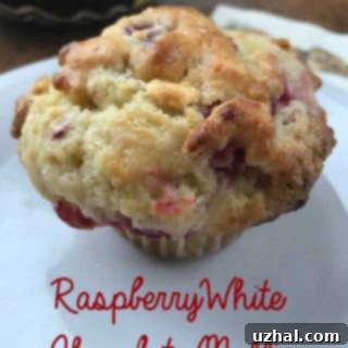Raspberry White Chocolate Muffins