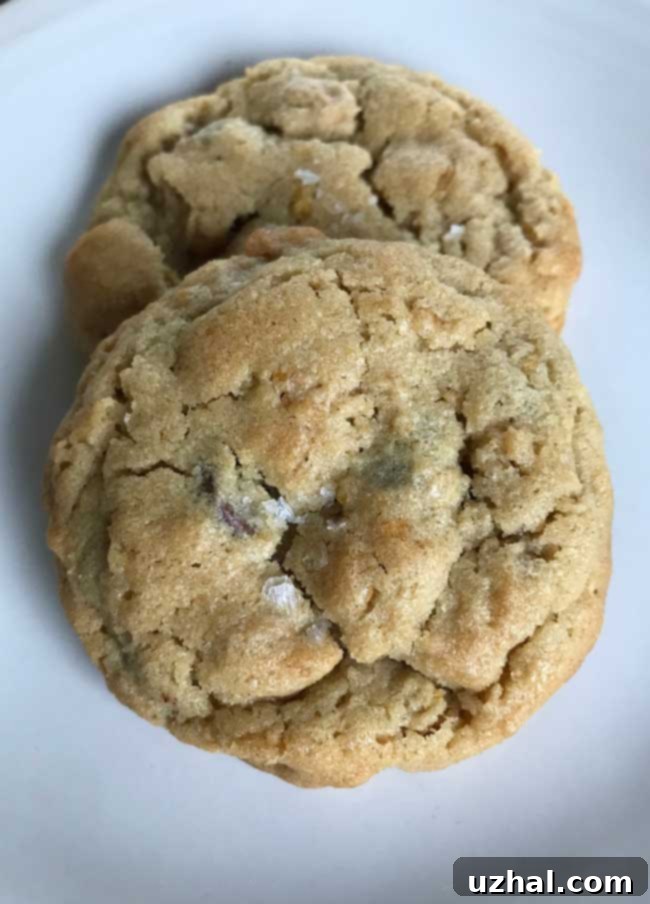 Close-up of perfectly baked Ultimate Corn Flake Cookies