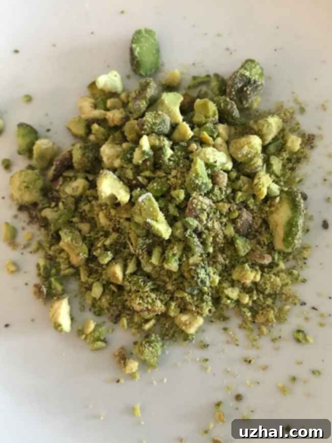 Vegan Lemon Pistachio Cake - Closeup of texture