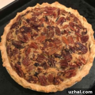 less sweet pecan pie