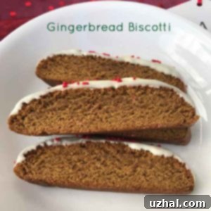 Easy Gingerbread Biscotti