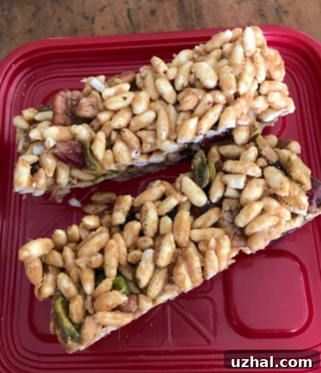 Homemade Sports Bars, a delicious and healthy snack recipe