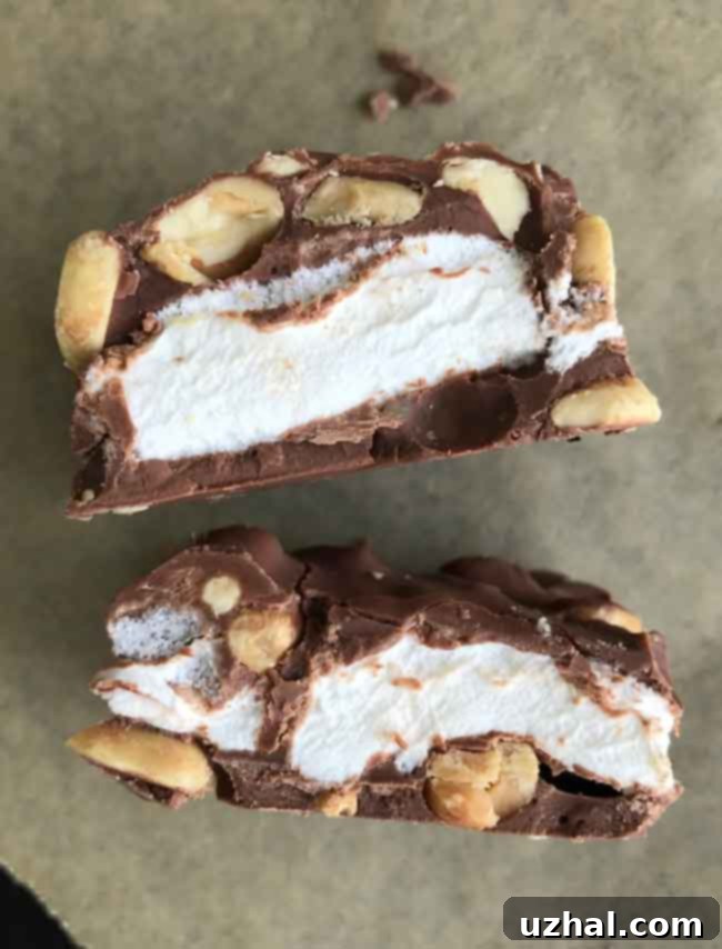 Homemade Chocolate Charlie with marshmallows, chocolate, and peanuts