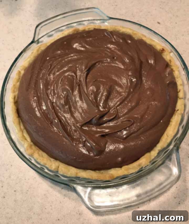 Dream Pie, a classic chocolate cream pie recipe