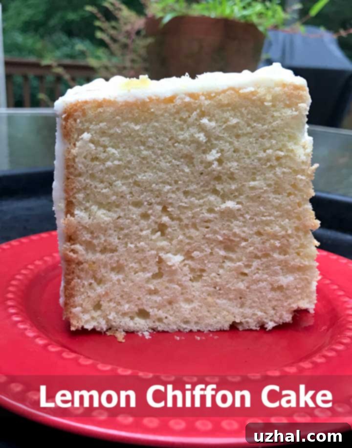 Lemon Chiffon Cake