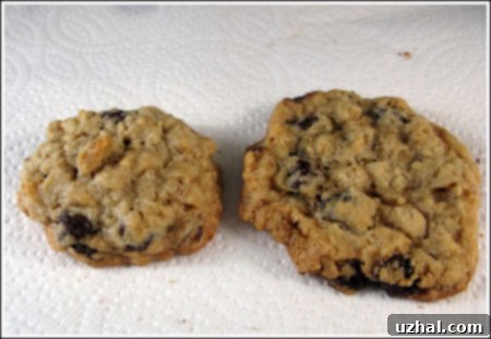 Bleached flour in oatmeal chocolate chip cookies