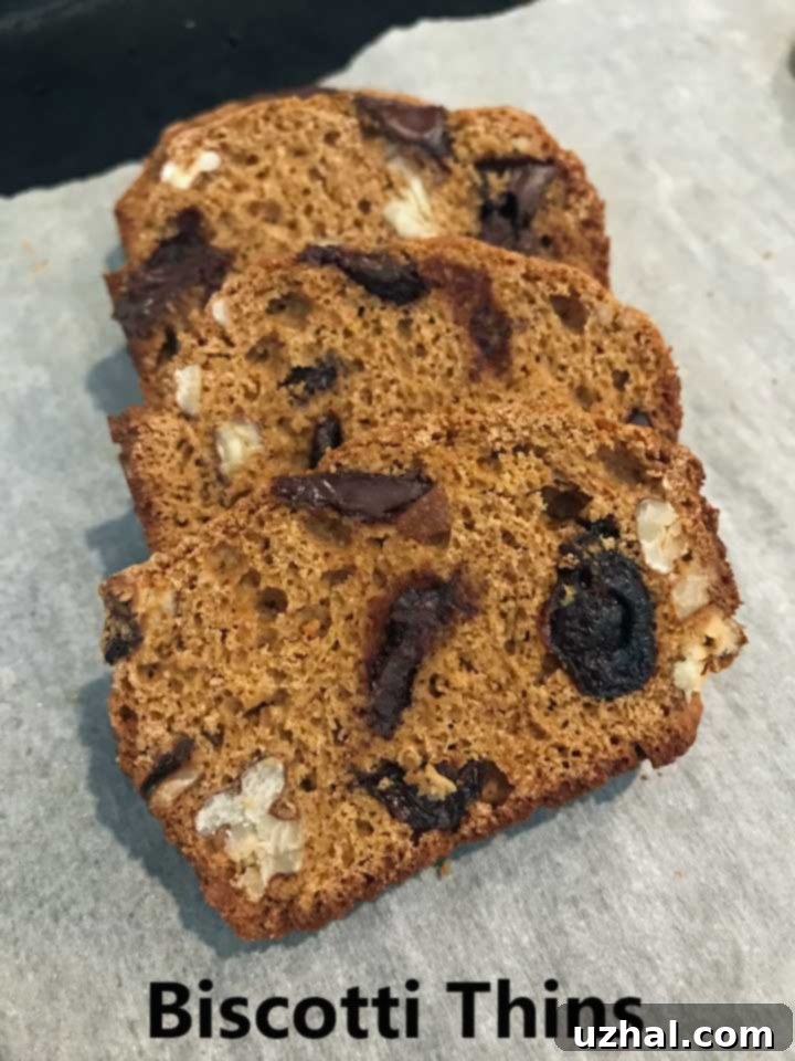 Coconut Sugar Biscotti Thins