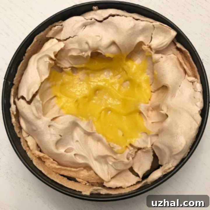 Zesty Lemon Berry Pavlova Delight 5 Pavlova with Lemon Curd