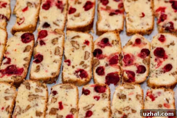 Golden Pecan Cranberry Rounds 3 Sliced Cranberry Cookies