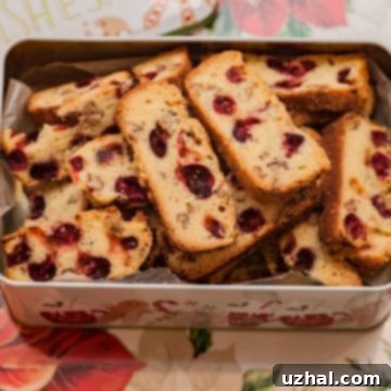 Golden Pecan Cranberry Rounds 4 Cranberry Crisps