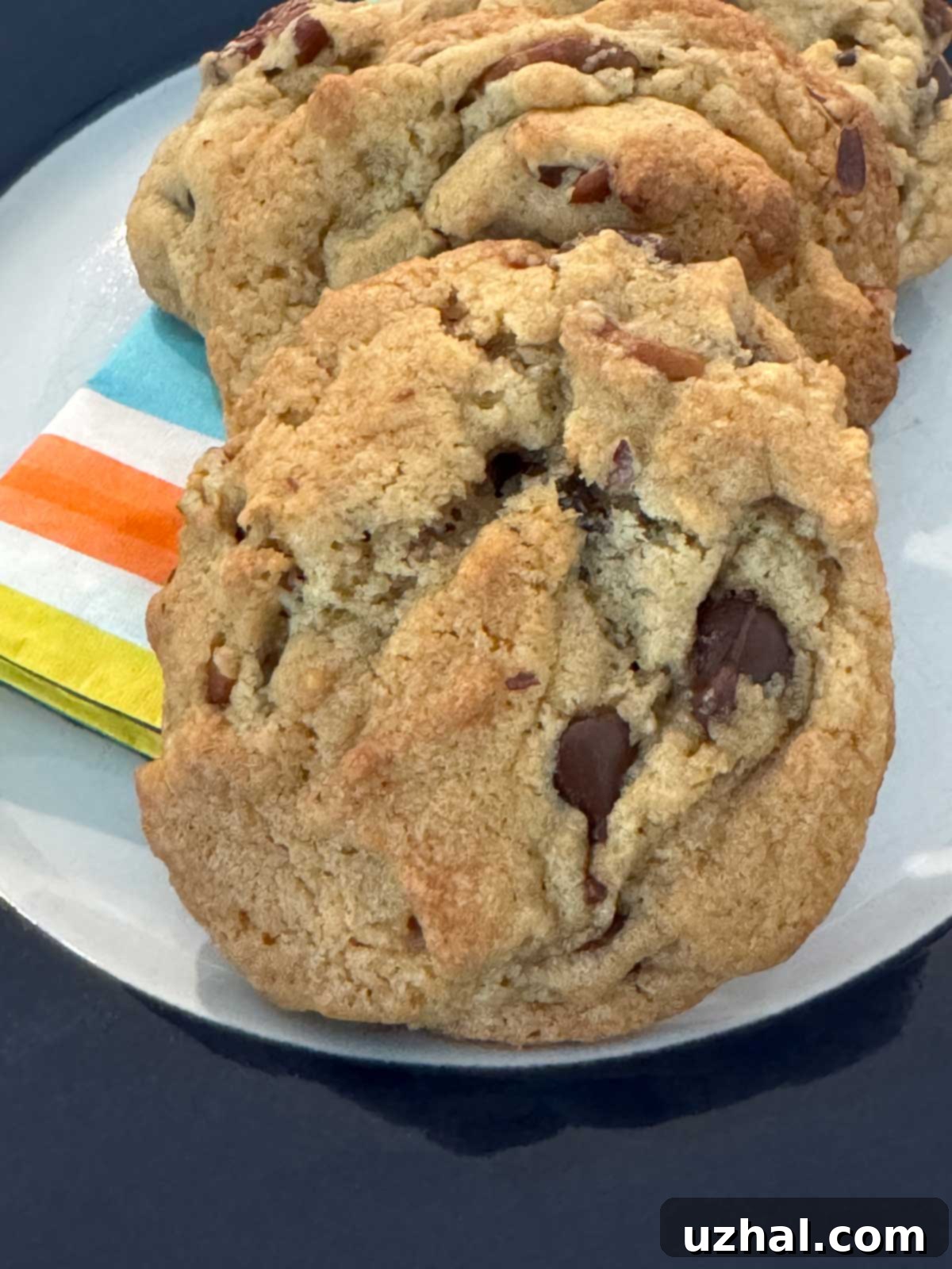 Delicious Maple Pecan Vegan Chocolate Chip Cookies on a Cooling Rack