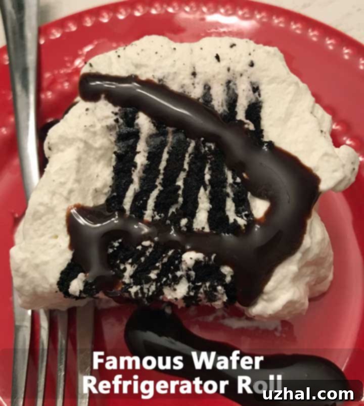 A famous Nabisco Chocolate Wafers recipe, Icebox Cake.