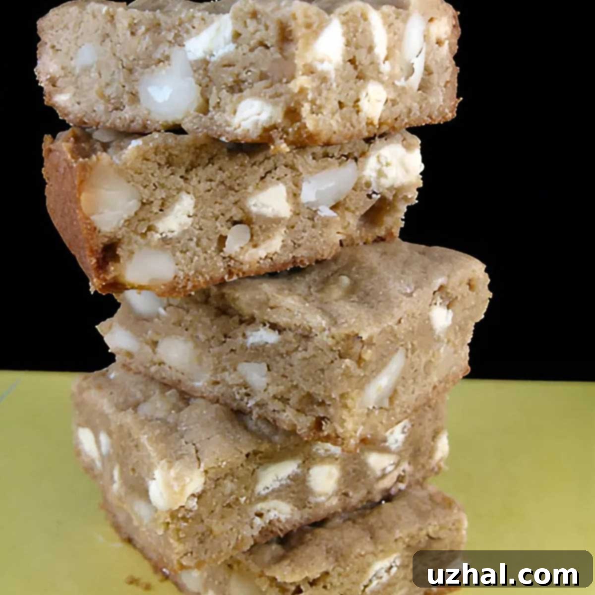 Emeril's Macadamia White Chip Blondies