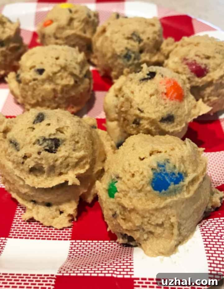 Peanut Butter and M&M Cookies