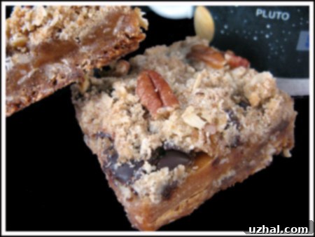 Delicious Homemade Caramel Chocolate Chip Oatmeal Bars