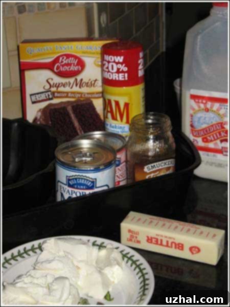 Flan cake ingredients