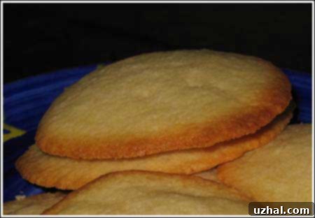 Brown Edge Wafers stack on a white plate