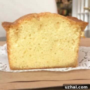Next Day Coconut Rum Pound Cake, glazed and ready to be enjoyed.