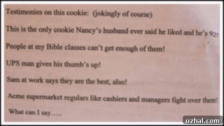 compliments for soft sugar cookies with a secret ingrediet.