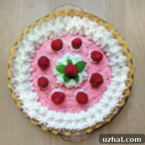 Raspberry Chiffon Pie