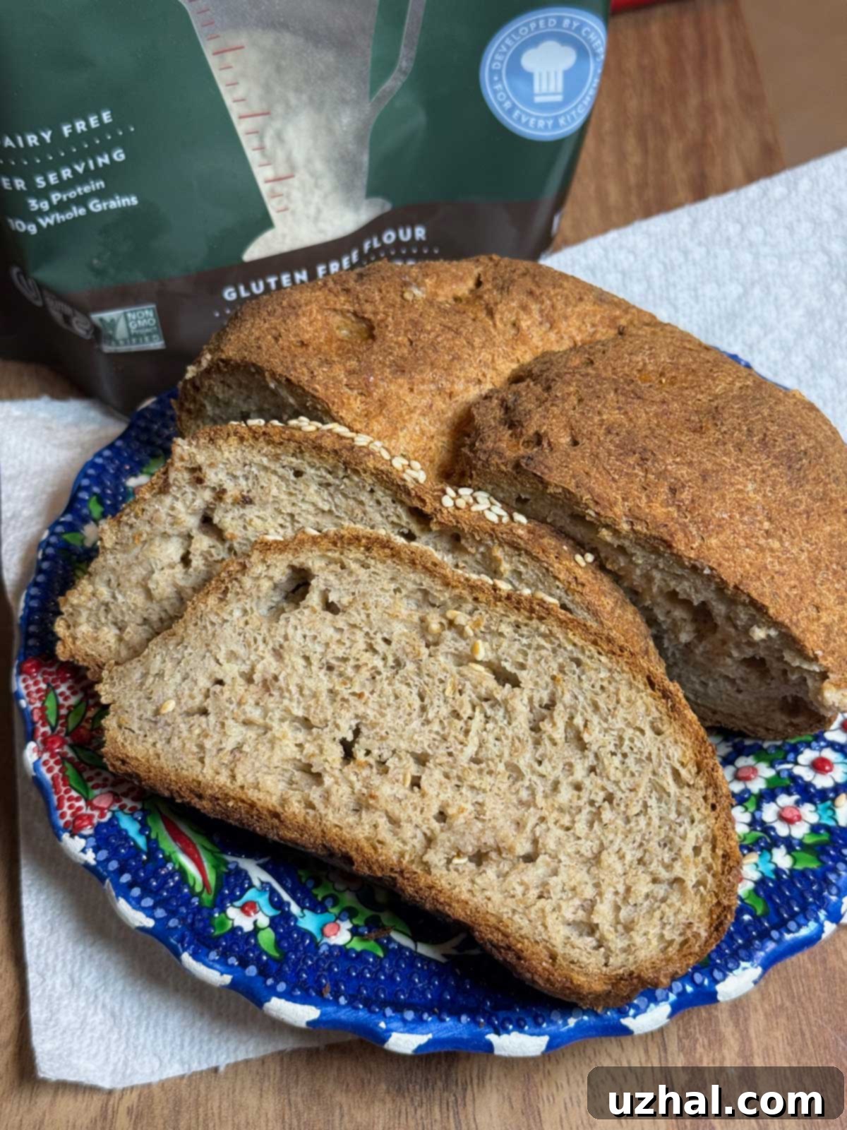 Gluten-Free Boule made with Cup4Cup Wholesome Blend