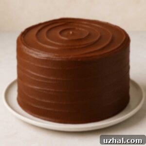 Carole Walter Yellow Cake with Chocolate Frosting.