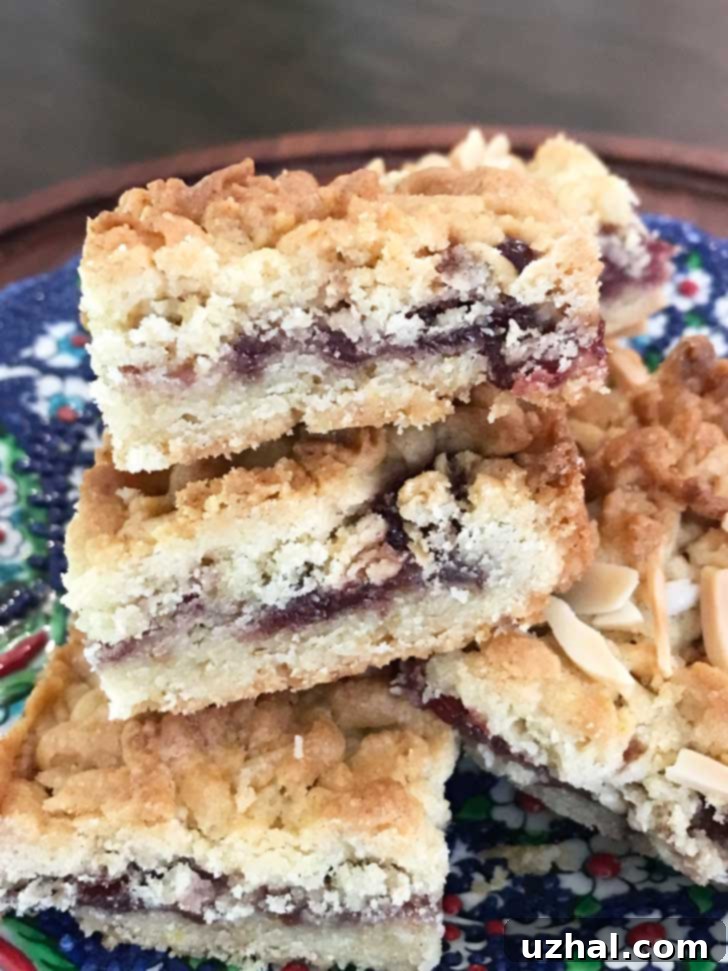 Grated Butter Shortbread Bars aka Hungarian Shortbread