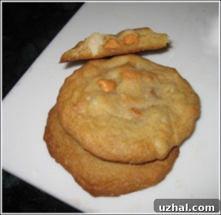 Delicious Butterscotch Macadamia Cookies with browned butter and crispy edges