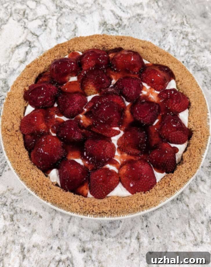 Homemade graham cracker crust for strawberry yogurt pie