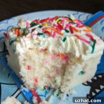 Square White Cake