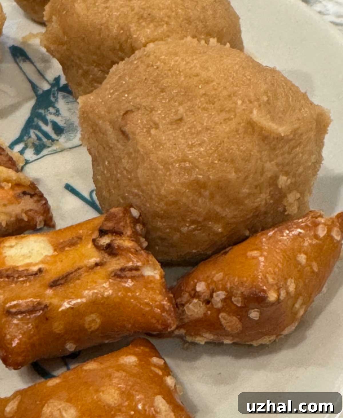Texas Al's Peanut Butter Cookies with a pretzel nugget filling