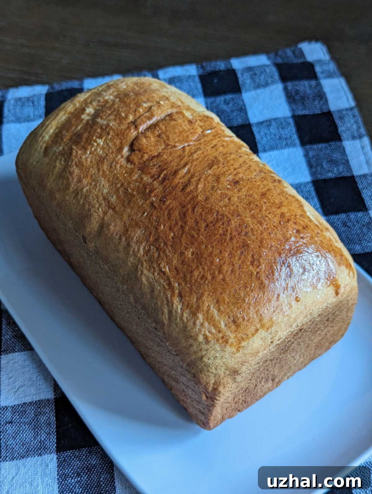 Sliced loaf of soft peanut butter yeast bread