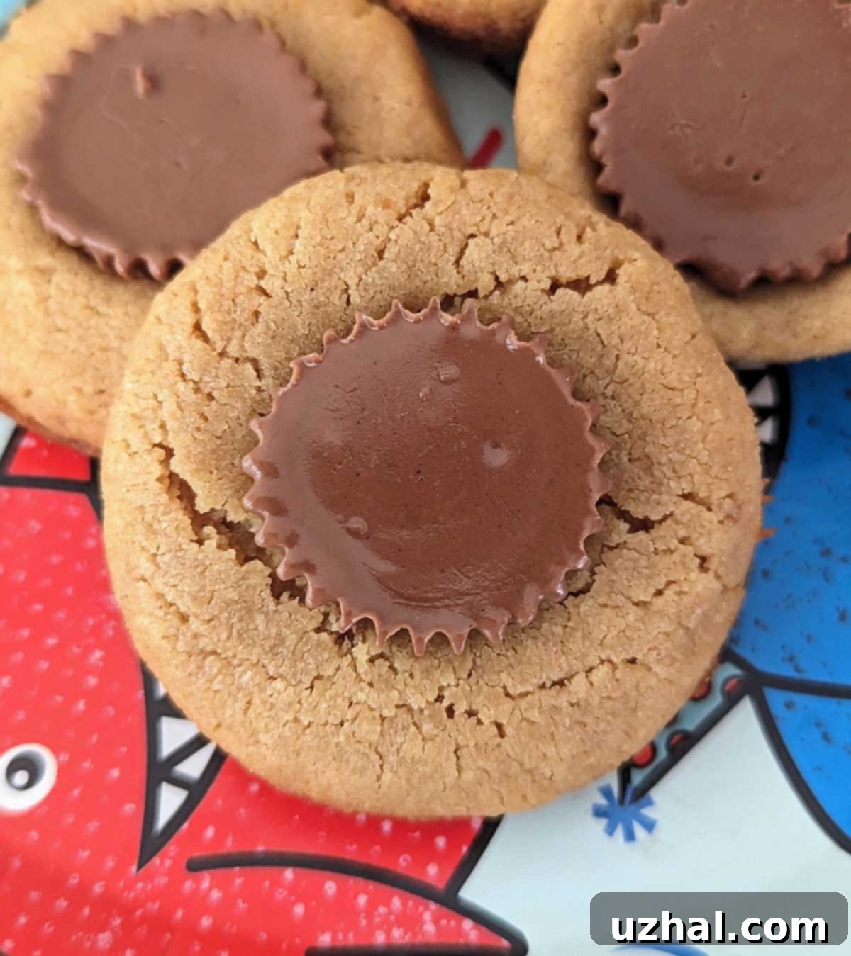 Regular size muffin pan peanut butter cup cookie
