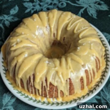 Spiced Pear Bundt Cake with Caramel Icing.