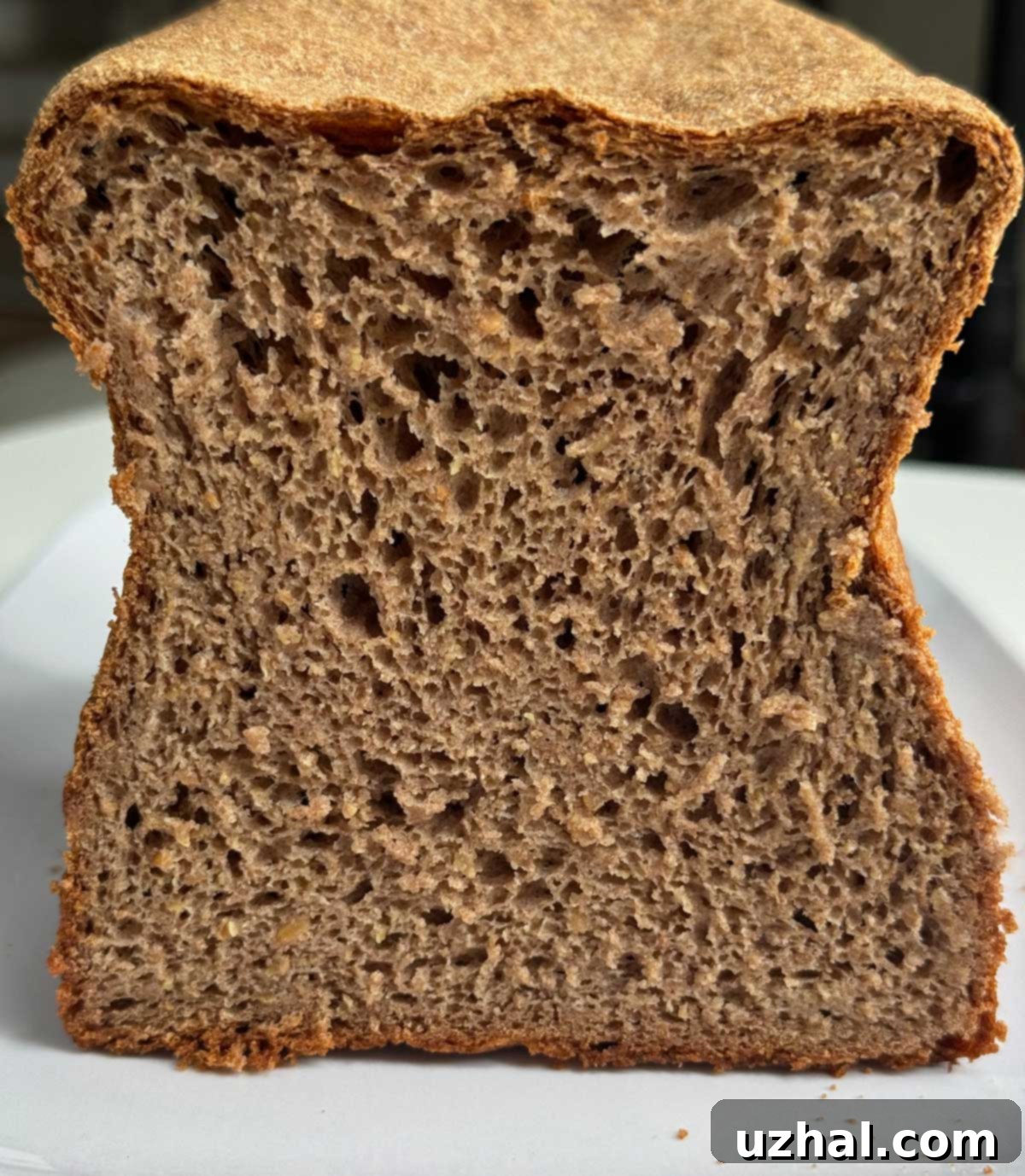 Gluten-Free Whole Grain Bread, golden brown and perfectly baked.