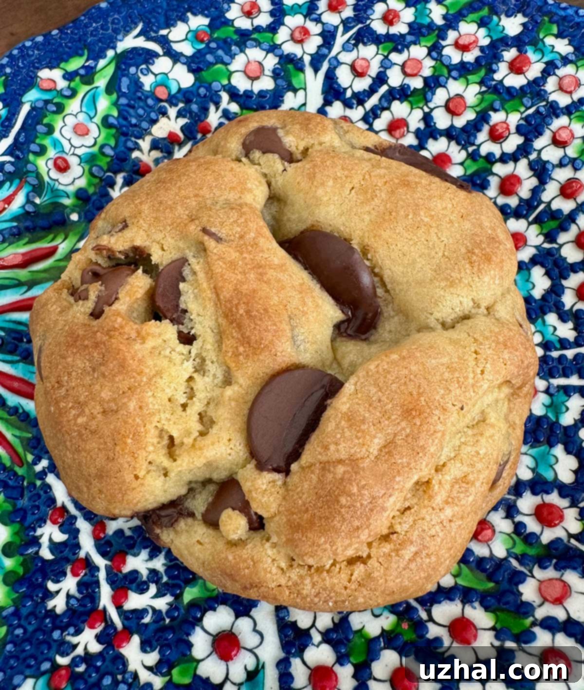 An easy chocolate chip cookie recipe calling for melted butter.